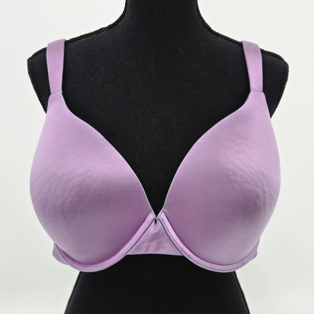 Soma Enhancing Shape Full Coverage Underwire Bra Purple 42D Retired Coquette GUC
